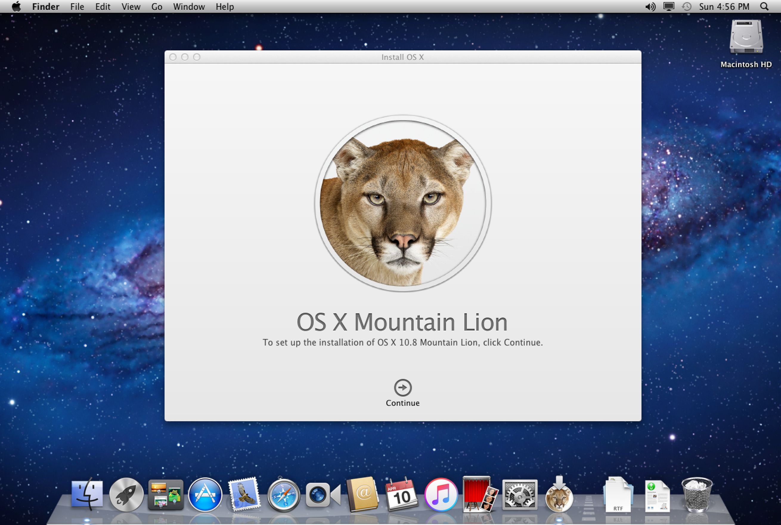 Mountain Lion Installer